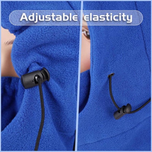 Adult sz Fleece 3 in 1 Multifunction Thermal Windproof Full Face Mask Cover - Picture 2 of 5